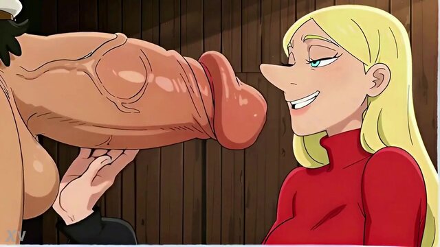 Curvy queen gives massive multi-jizz facial handjob