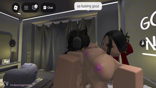 Japanese schoolgirl gets a hand and a mouthful in Roblox game
