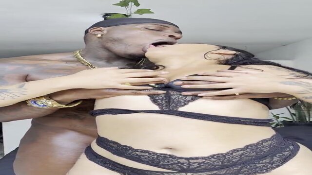 Busty Brazilian beauty gets pounded rigid by American daddy black at Carnaval 2026