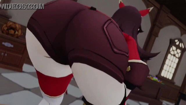 Thick-assed Amber takes it like a pro