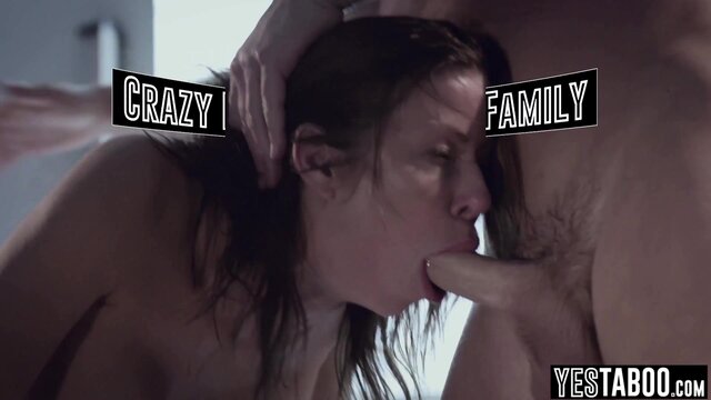 Mature and alluring COUGAR with giant melons enjoys a steamy POV threesome while