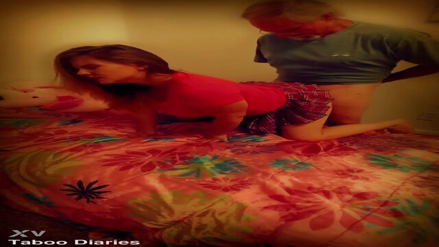 Hunky guy with a huge dick mounts curvy butt