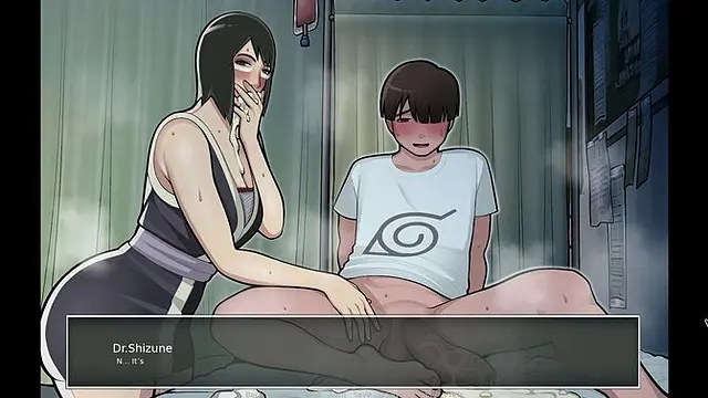 Animated Naruto MILF action with Shizune servicing