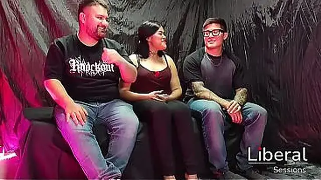 HOTWIFE WITH A BIG ASS GETS FUCKED IN FRONT OF HER HUSBAND