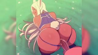 Big Booty Bukkake Frenzy